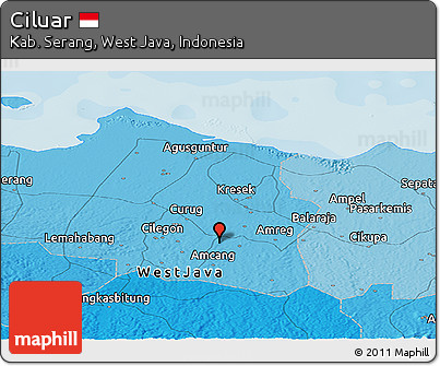 Political Panoramic Map of Ciluar