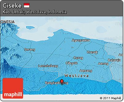 Political Panoramic Map of Ciseke