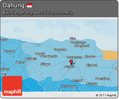 Political Panoramic Map of Dahung