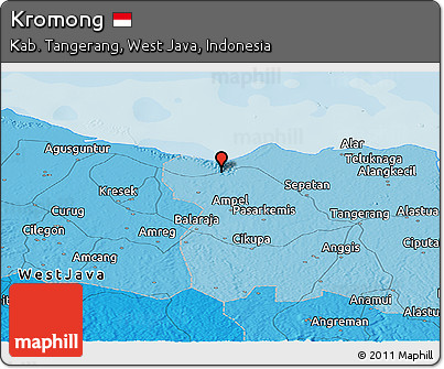 Political Panoramic Map of Kromong
