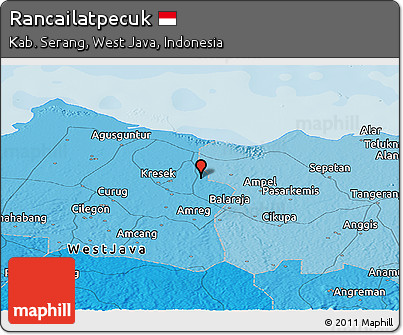 Political Panoramic Map of Rancailatpecuk