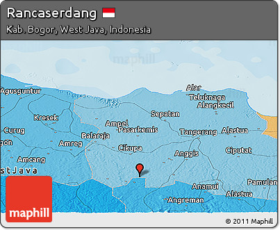 Political Panoramic Map of Rancaserdang