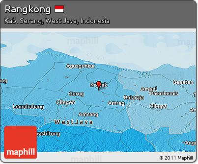 Political Panoramic Map of Rangkong