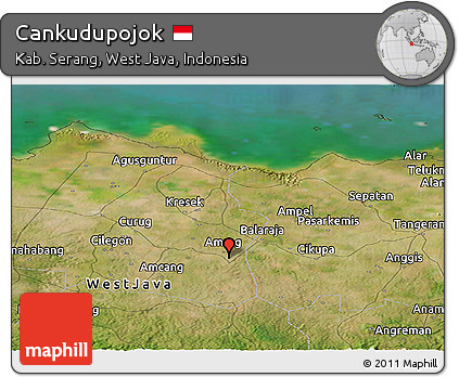 Satellite Panoramic Map of Cankudupojok