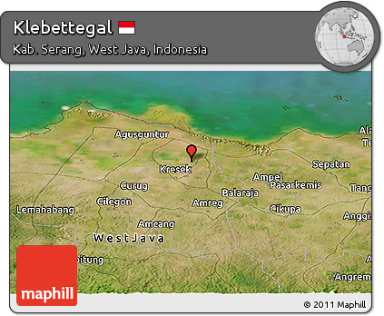 Satellite Panoramic Map of Klebettegal