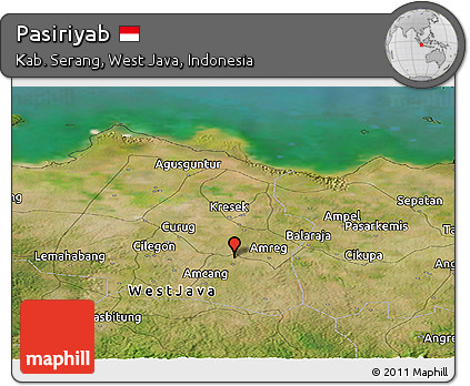 Satellite Panoramic Map of Pasiriyab