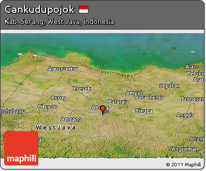 Satellite Panoramic Map of Cankudupojok