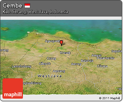 Satellite Panoramic Map of Cembe