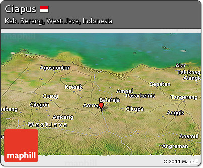 Satellite Panoramic Map of Ciapus