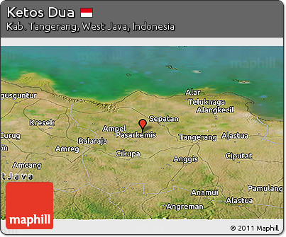 Satellite Panoramic Map of Ketos Dua