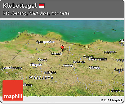 Satellite Panoramic Map of Klebettegal