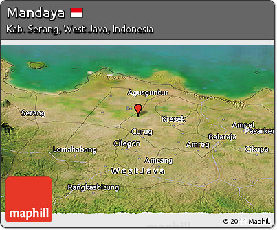 Satellite Panoramic Map of Mandaya