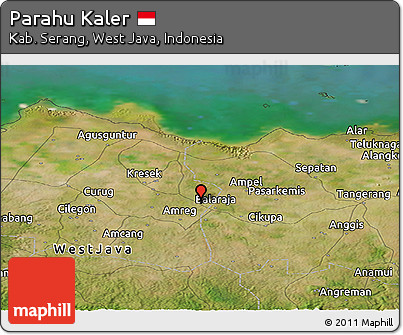 Satellite Panoramic Map of Parahu Kaler