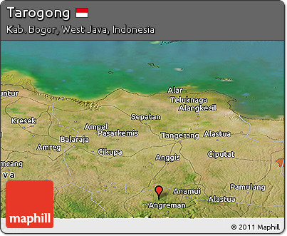 Satellite Panoramic Map of Tarogong