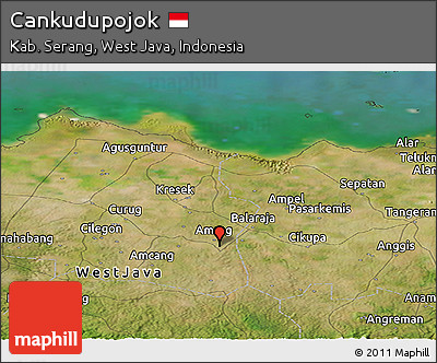 Satellite Panoramic Map of Cankudupojok