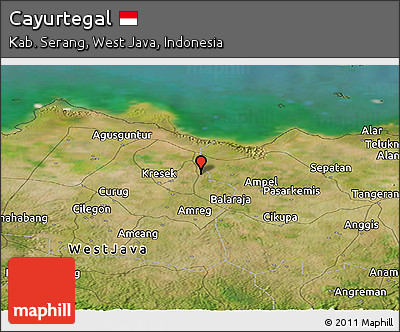 Satellite Panoramic Map of Cayurtegal