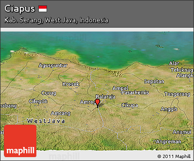 Satellite Panoramic Map of Ciapus