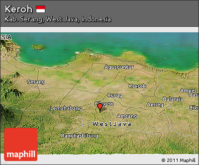 Satellite Panoramic Map of Keroh