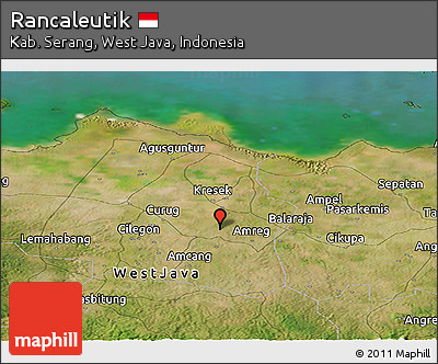 Satellite Panoramic Map of Rancaleutik