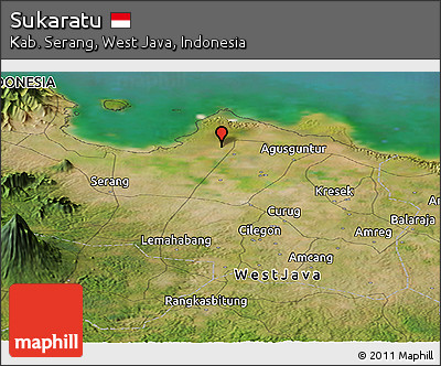 Satellite Panoramic Map of Sukaratu