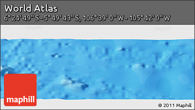 Political Panoramic Map of the Area around 6° 7' 16" S, 106° 10' 30" W
