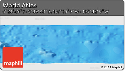 Political Panoramic Map of the Area around 6° 7' 16" S, 106° 10' 30" W