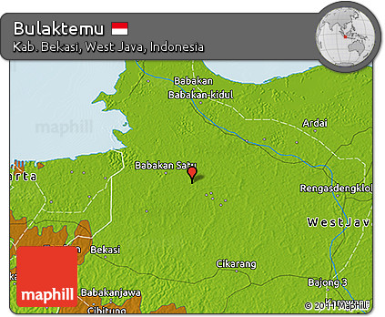 Physical 3D Map of Bulaktemu
