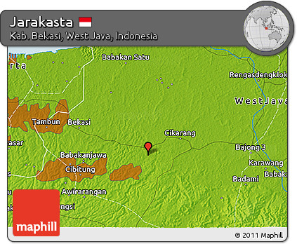 Physical 3D Map of Jarakasta