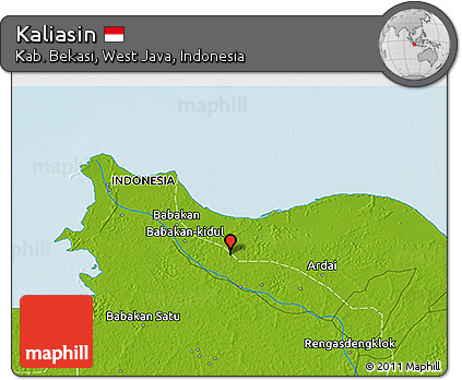 Physical 3D Map of Kaliasin