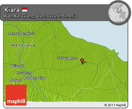 Physical 3D Map of Kiara
