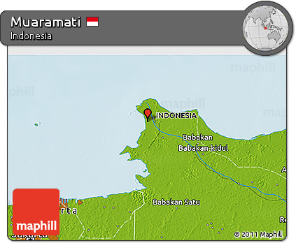 Physical 3D Map of Muaramati