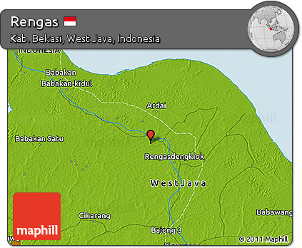 Physical 3D Map of Rengas