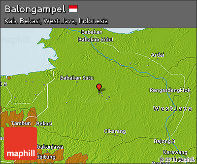 Physical 3D Map of Balongampel