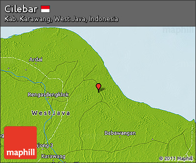 Physical 3D Map of Cilebar