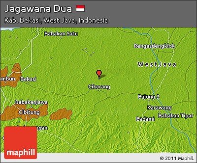 Physical 3D Map of Jagawana Dua