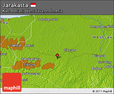 Physical 3D Map of Jarakasta