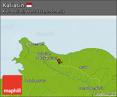 Physical 3D Map of Kaliasin