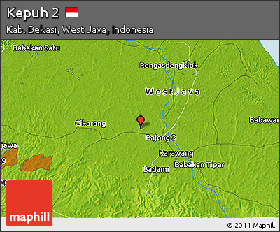 Physical 3D Map of Kepuh 2