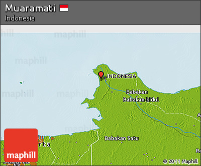 Physical 3D Map of Muaramati