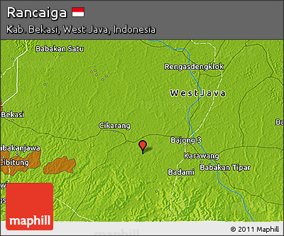 Physical 3D Map of Rancaiga