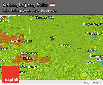 Physical 3D Map of Selangbojong Satu