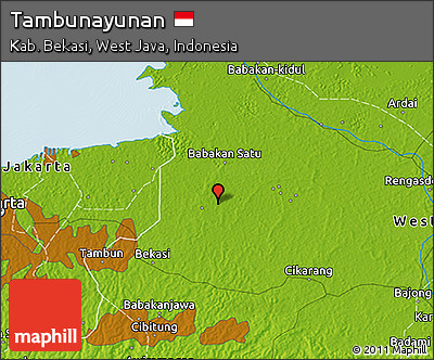 Physical 3D Map of Tambunayunan