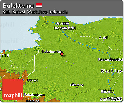 Physical 3D Map of Bulaktemu