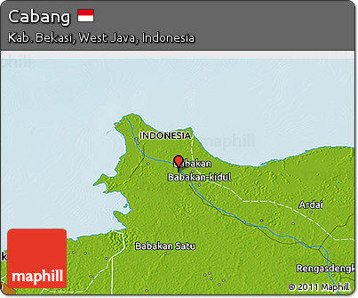 Physical 3D Map of Cabang