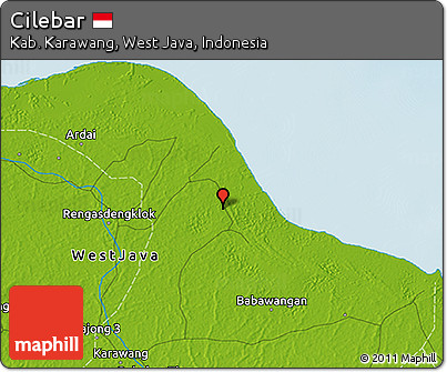 Physical 3D Map of Cilebar