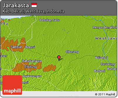 Physical 3D Map of Jarakasta