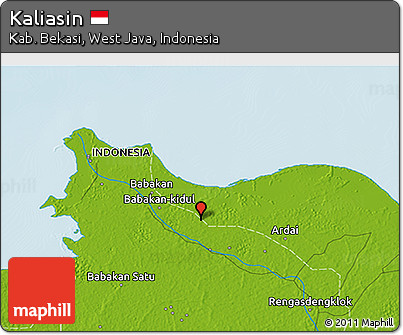 Physical 3D Map of Kaliasin