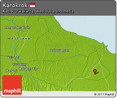 Physical 3D Map of Karokrok