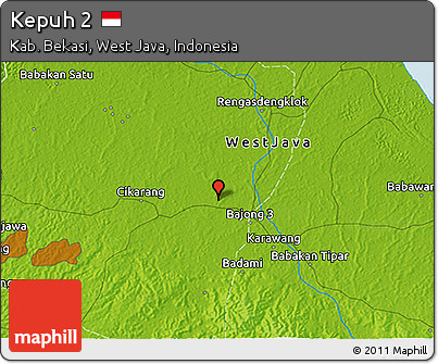 Physical 3D Map of Kepuh 2