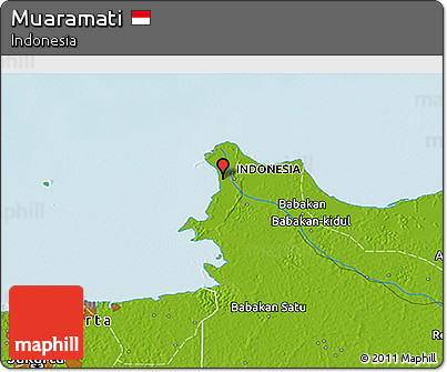 Physical 3D Map of Muaramati
